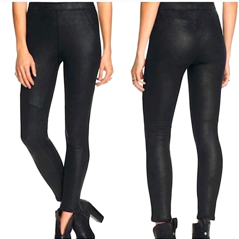 Free People Never Let Go leather Leggings size 2/small